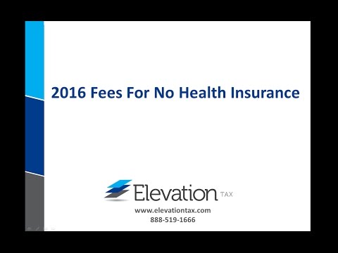 How to Calculate Penalty for No Health Insurance in 2016