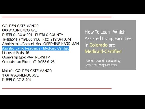 Colorado Assisted Living Facilities That Accept Medicaid