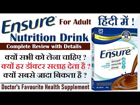 Ensure: The Health Drink for the Elderly