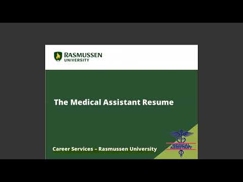 How to Write a Medical Assistant Entry Level Resume