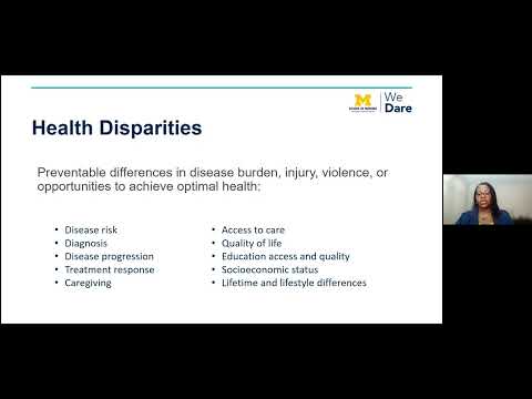 The Reality of Health Disparities in the Elderly Population