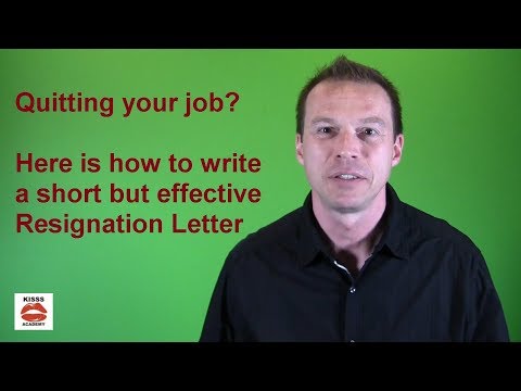 How to Write a Resignation Letter When You Need to Quit Your Job in
