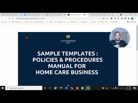 Non Medical Home Care Policies and Procedures Template