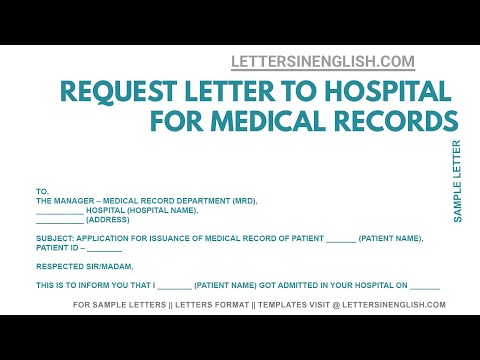 How to Write a Letter Requesting Medical Assistance
