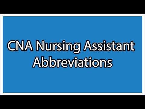 Certified Nursing Assistants and Medical Terminology